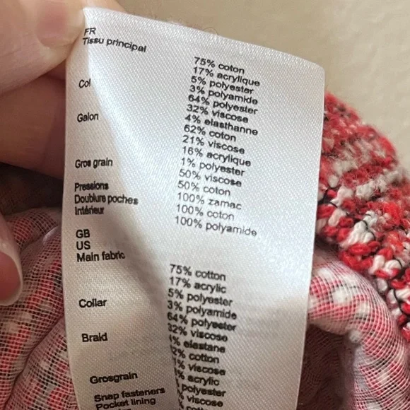 Maje Renati Tweed Dress in Rouje, FR Size 36 (US S) - Picture 7 of 16